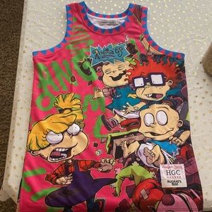 Rugrats Men’s Headgear Classics Basketball Jersey